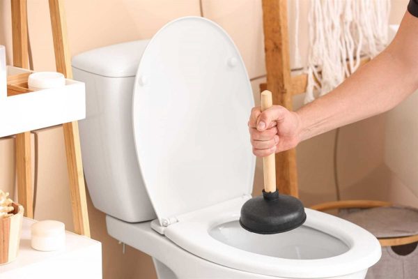 Cách xử lý bồn cầu bị nghẹt bằng pittong