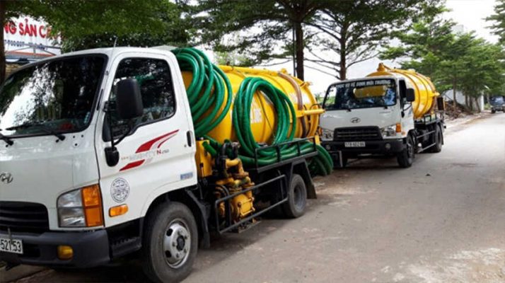 dàn xe hút hầm cầu chuyên dụng