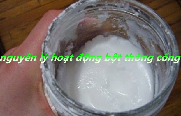 nguyên lý hoạt động bột thông cống