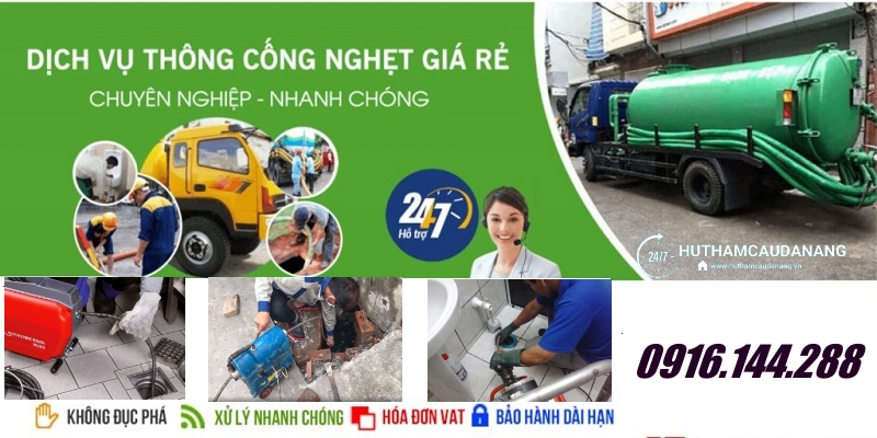 thông cống nghẹt giá rẻ