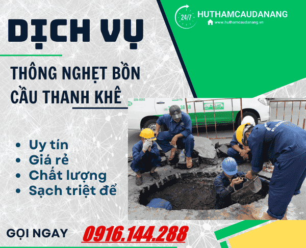 thông nghẹt bồn cầu tại thanh khê