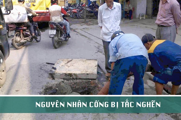 nguyên nhân cống bị tắc