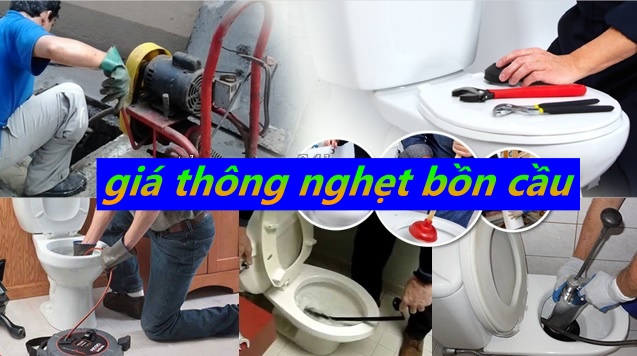giá thông nghẹt bồn cầu