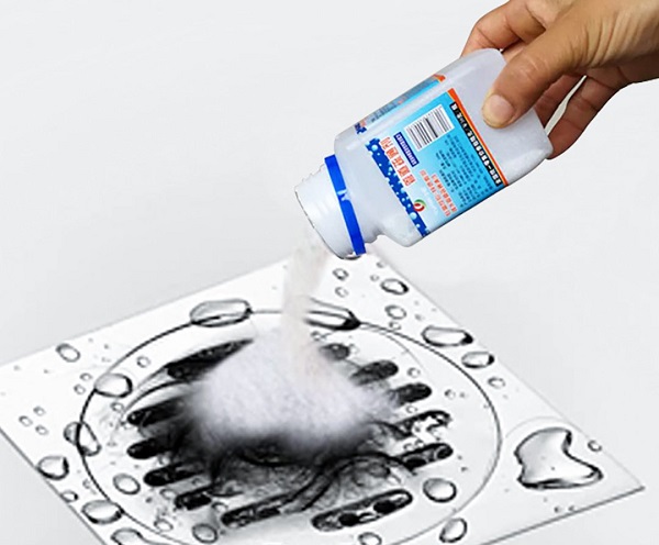 thông cống bằng axit