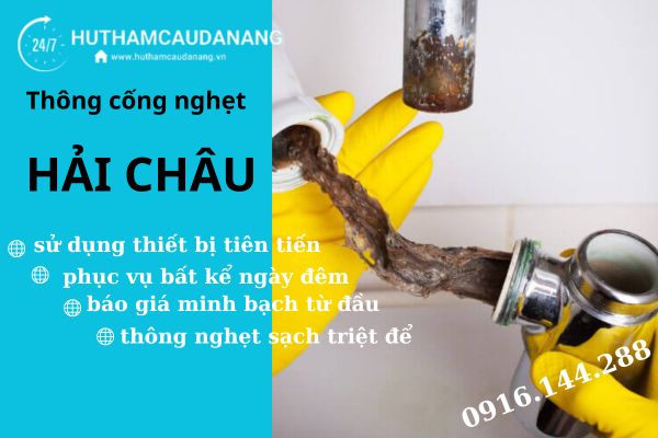 thông cống nghẹt Hải Châu 
