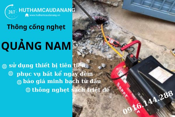 thông cống nghẹt quảng nam