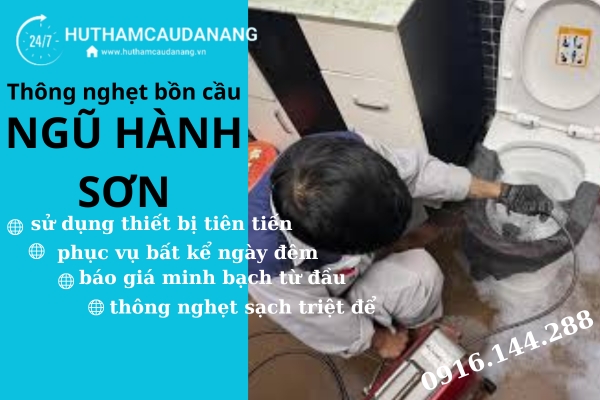 thông nghẹt bồn cầu ngũ hành sơn