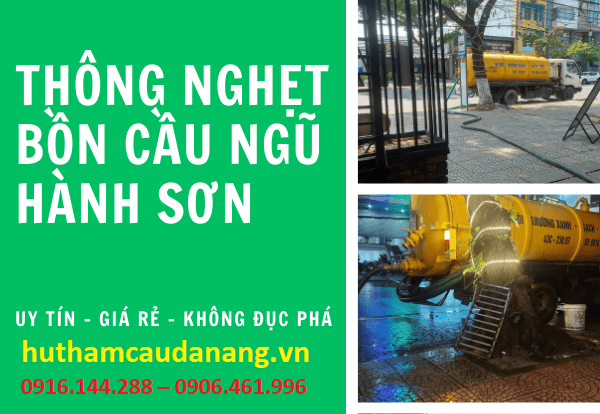 thông nghẹt bồn cầu ngũ hành sơn