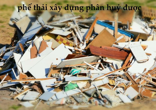 phế thải xây dựng phân huỷ được