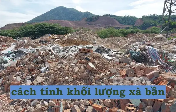 cách tính khối lượng xà bần