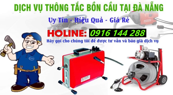 thông nghẹt bồn cầu tại Đà Nẵng