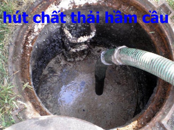 chất thải bể phốt sinh hoạt