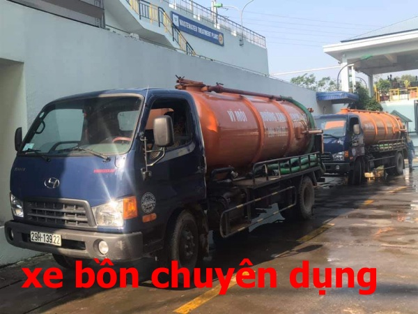 xe bồn vệ sinh chuyên dụng