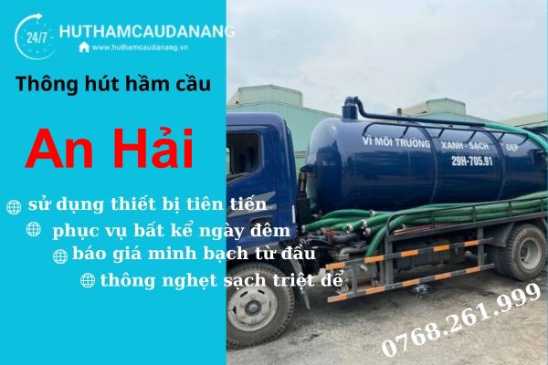 hút hầm cầu an hải