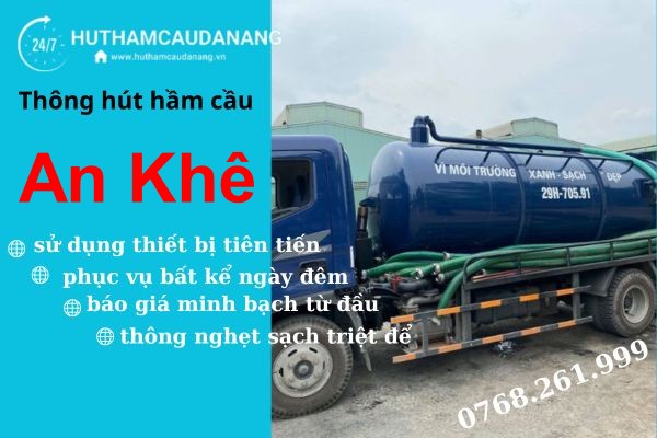 hút hầm cầu an khê