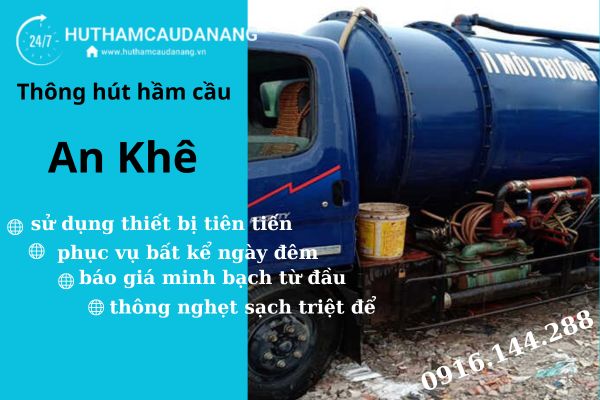 hút hầm cầu an khê
