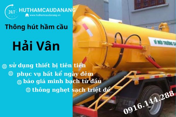 hút hầm cầu hải vân