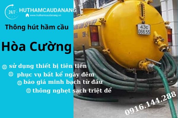 hút hầm cầu hòa cường