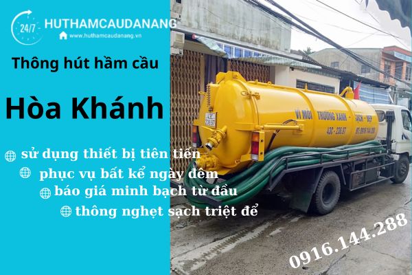 hút hầm cầu hòa khánh