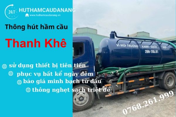 hút hầm cầu thanh khê