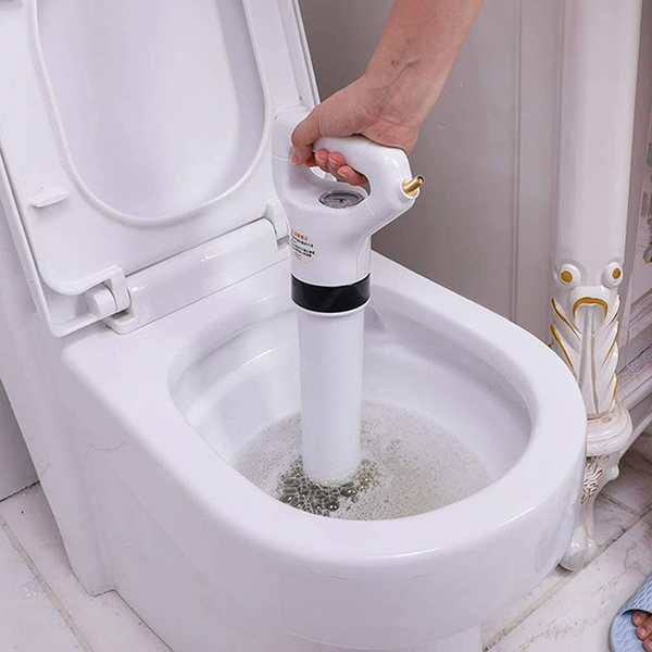 thông tắc bồn cầu bằng máy nén khí