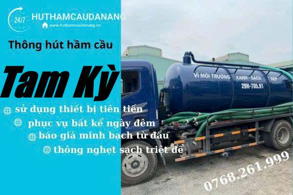 hút hầm cầu tại tam kỳ