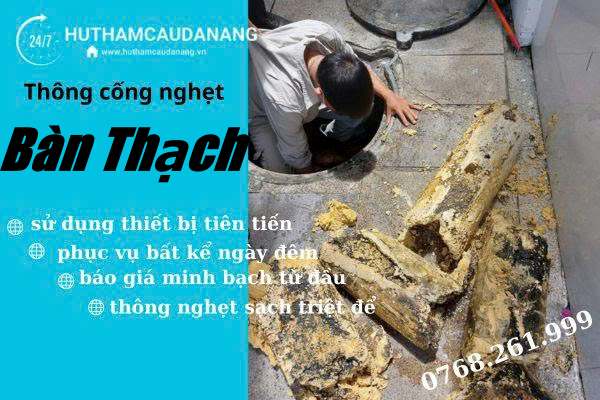 thông cống nghẹt bàn thạch