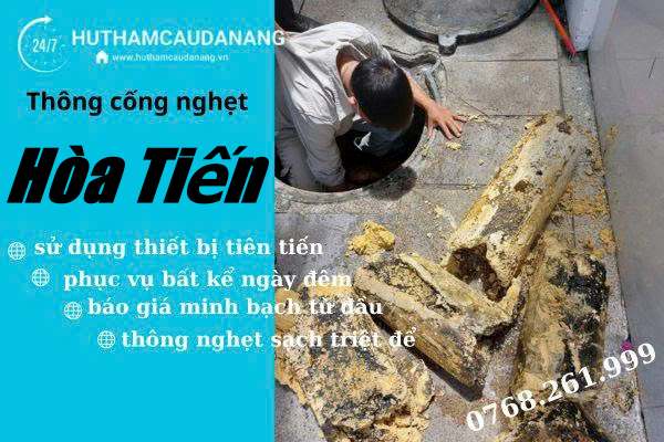 thông cống nghẹt hòa tiến