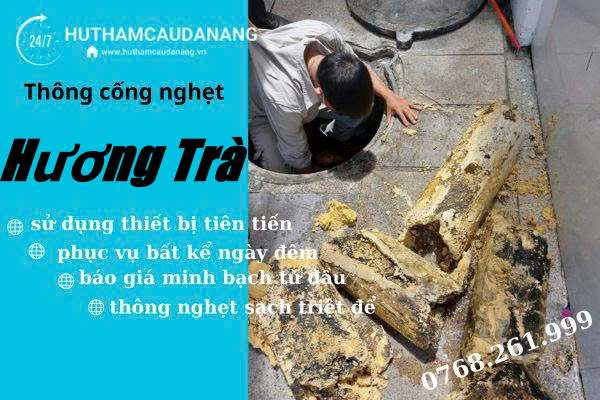 thông cống nghẹt hương trà