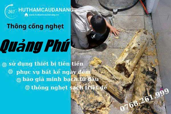 thông cống nghẹt quảng phú