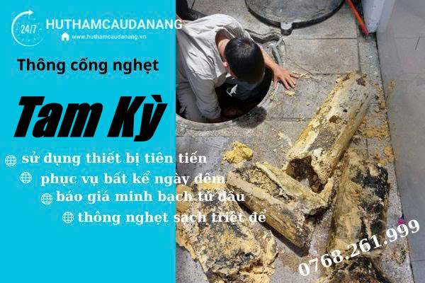 thông cống nghẹt Tam Kỳ