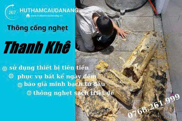 thông cống nghẹt thanh khê